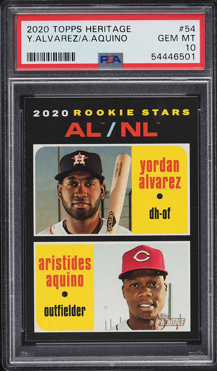 2020 Topps Inception Yordan Alvarez ROOKIE PATCH AUTO /199