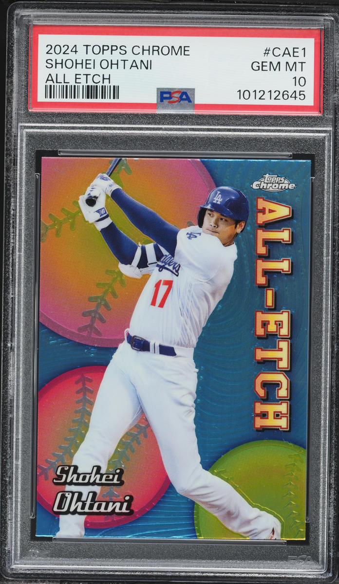2024 Topps Chrome All-Etch Shohei Ohtani #CAE-1 PSA 10 GEM MINT