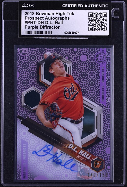 2018 Bowman High Tek Red Orbit Diffractor Shohei Ohtani