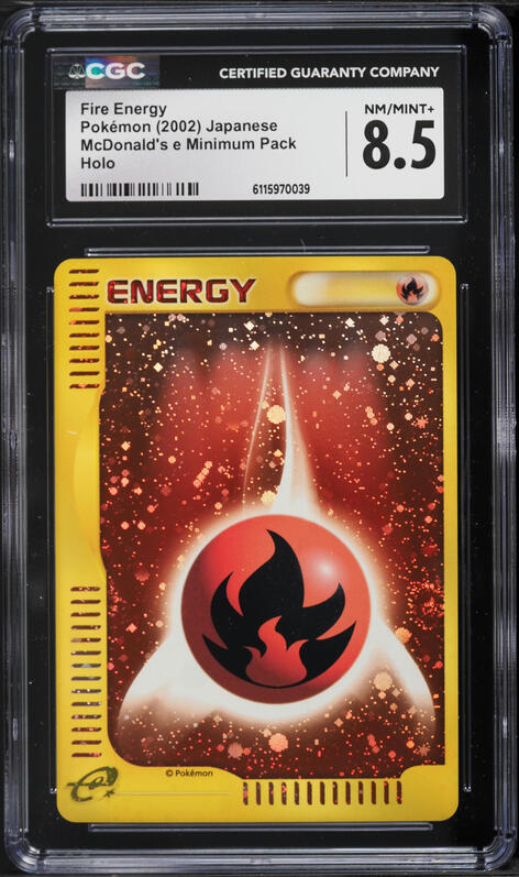 2023 Pokemon Japanese TCG Classic Collection Holo Fire Energy PSA