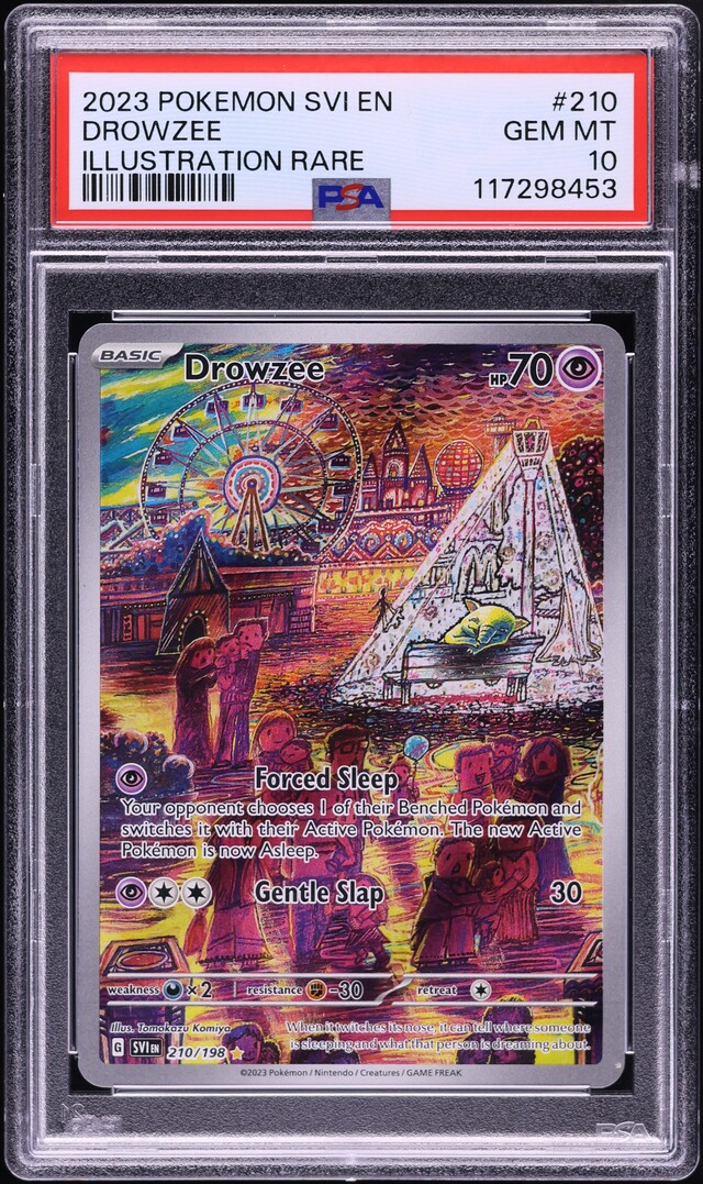 2023 Pokemon Scarlet & Violet IR Drowzee #210 PSA 10 GEM MINT