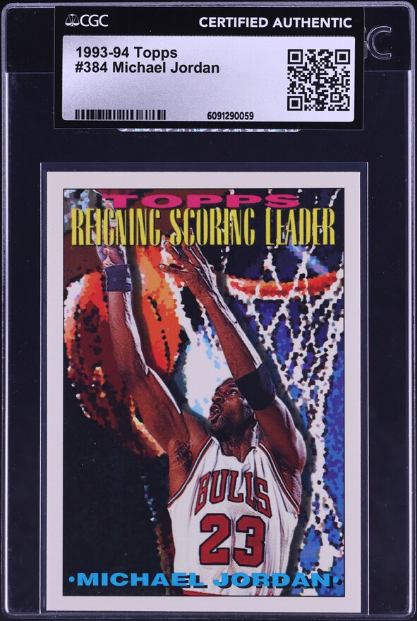 1993 Hoops Michael Jordan #28 CGC AUTH on Fanatics Collect
