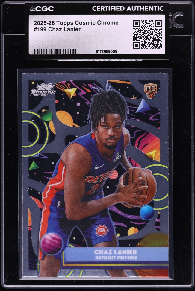 2025 Topps Chrome Cosmic Chaz Lanier ROOKIE #199 CGC AUTH
