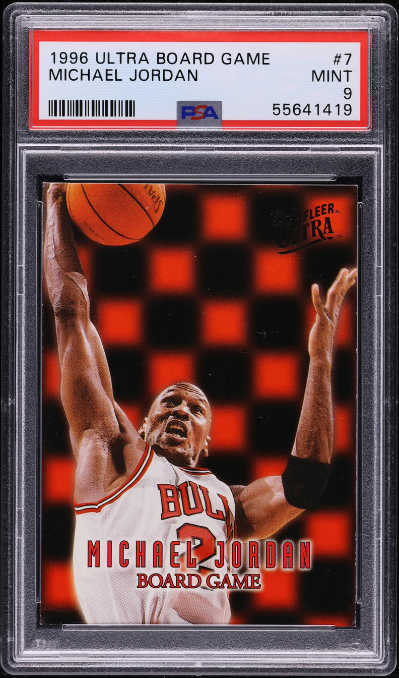 1996 Ultra Board Game Michael Jordan #7 PSA 9 MINT on Fanatics Collect