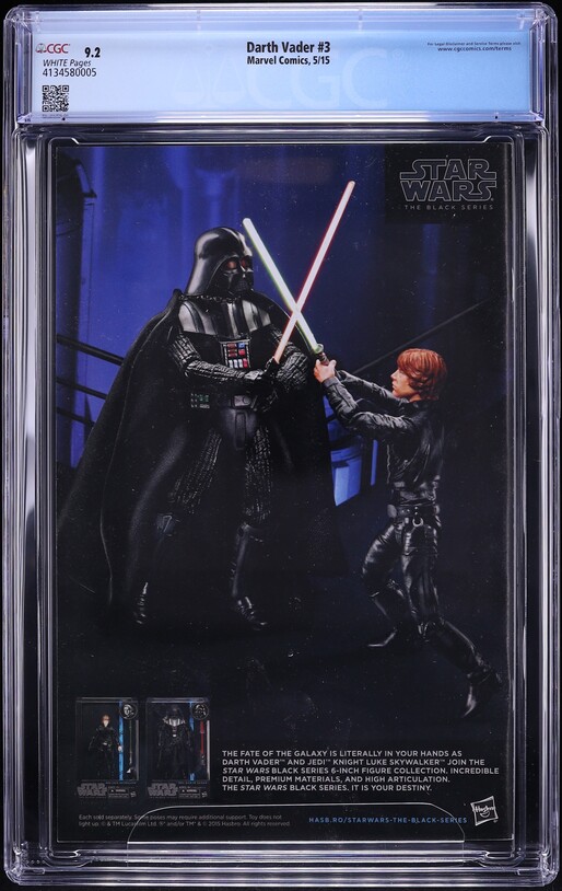 Darth Vader #3 (Marvel Comics, 2015) CGC 9.2 White Pages on