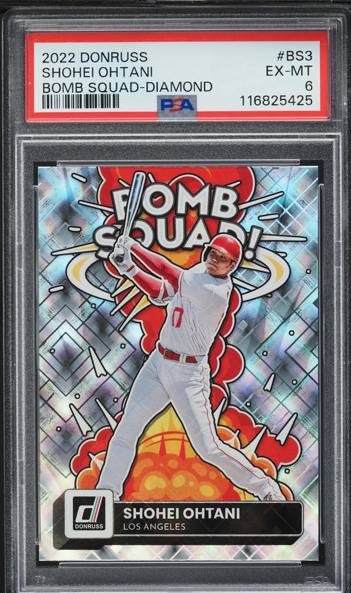 2022 Donruss Bomb Squad Diamond Shohei Ohtani #BS-3 PSA 6 EXMT