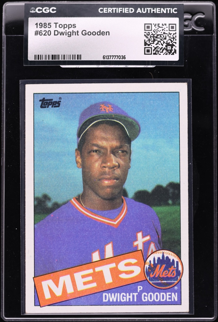 1985 Topps Dwight Gooden ROOKIE #620 CGC AUTH