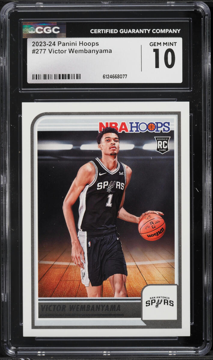 2023 Hoops Victor Wembanyama ROOKIE #277 CGC 10 GEM MINT