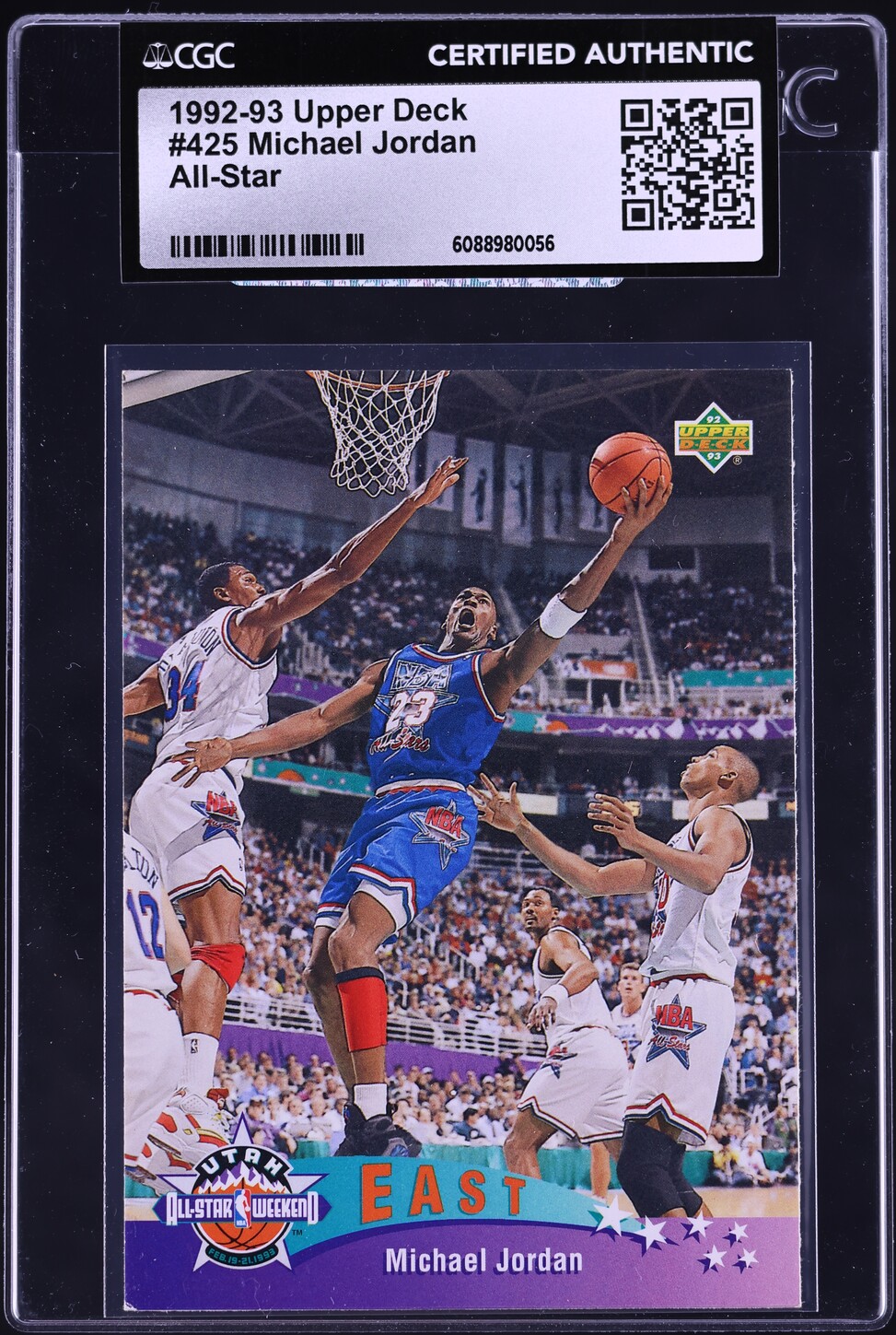 1992 Upper Deck All-Star Michael Jordan #425 CGC AUTH