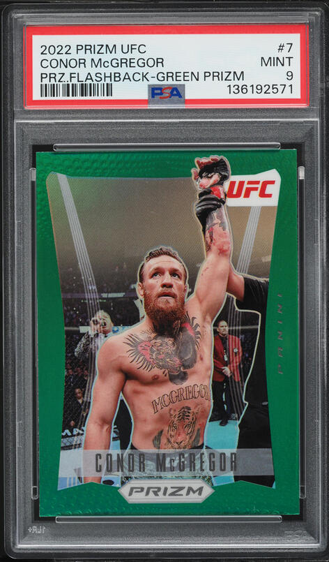 2022 Donruss UFC Holo Blue Laser Alexander Volkanovski #23 PSA 10