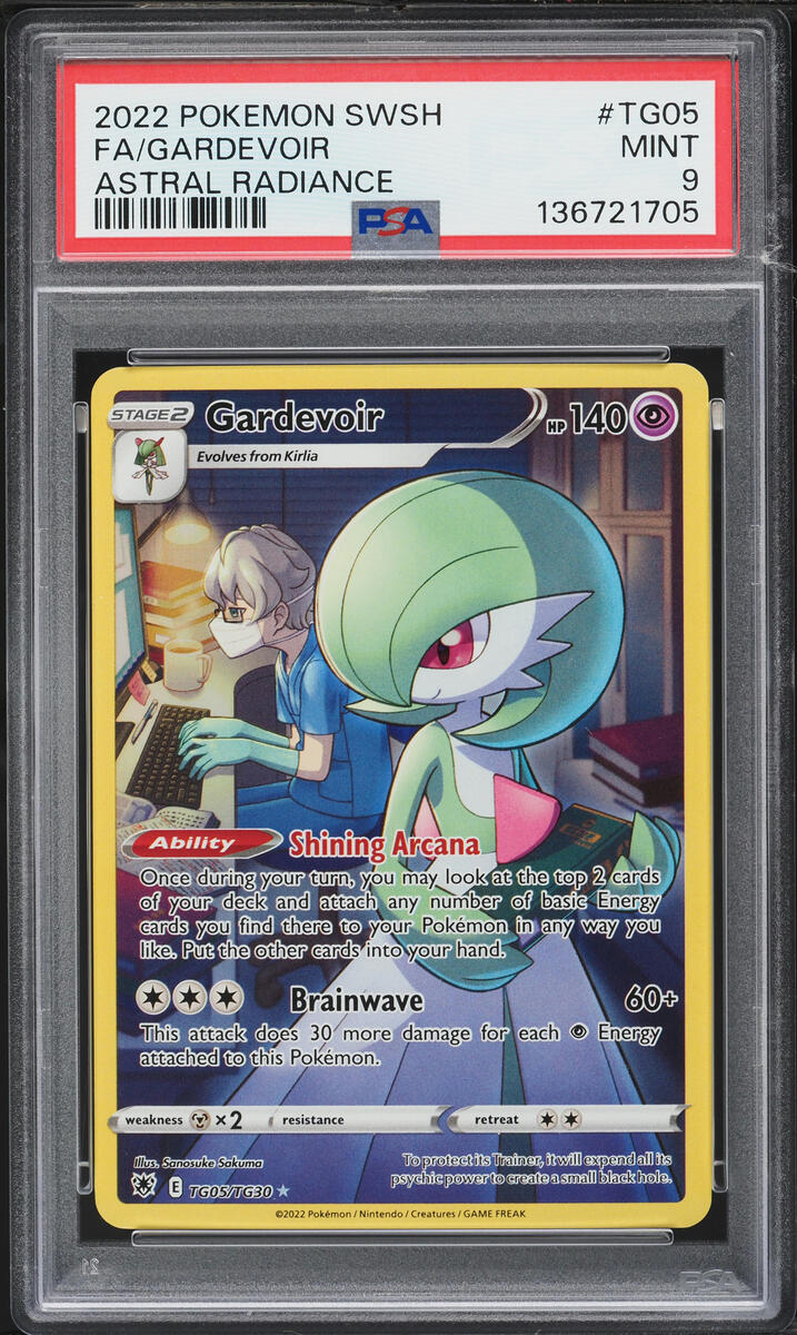 2022 Pokemon Sword & Shield Astral Radiance CHR Gardevoir #TG05 PSA 9 MINT