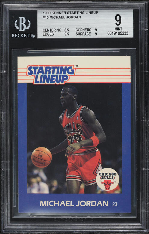 1988 Kenner Starting Lineup Michael Jordan CGC AUTH on Fanatics