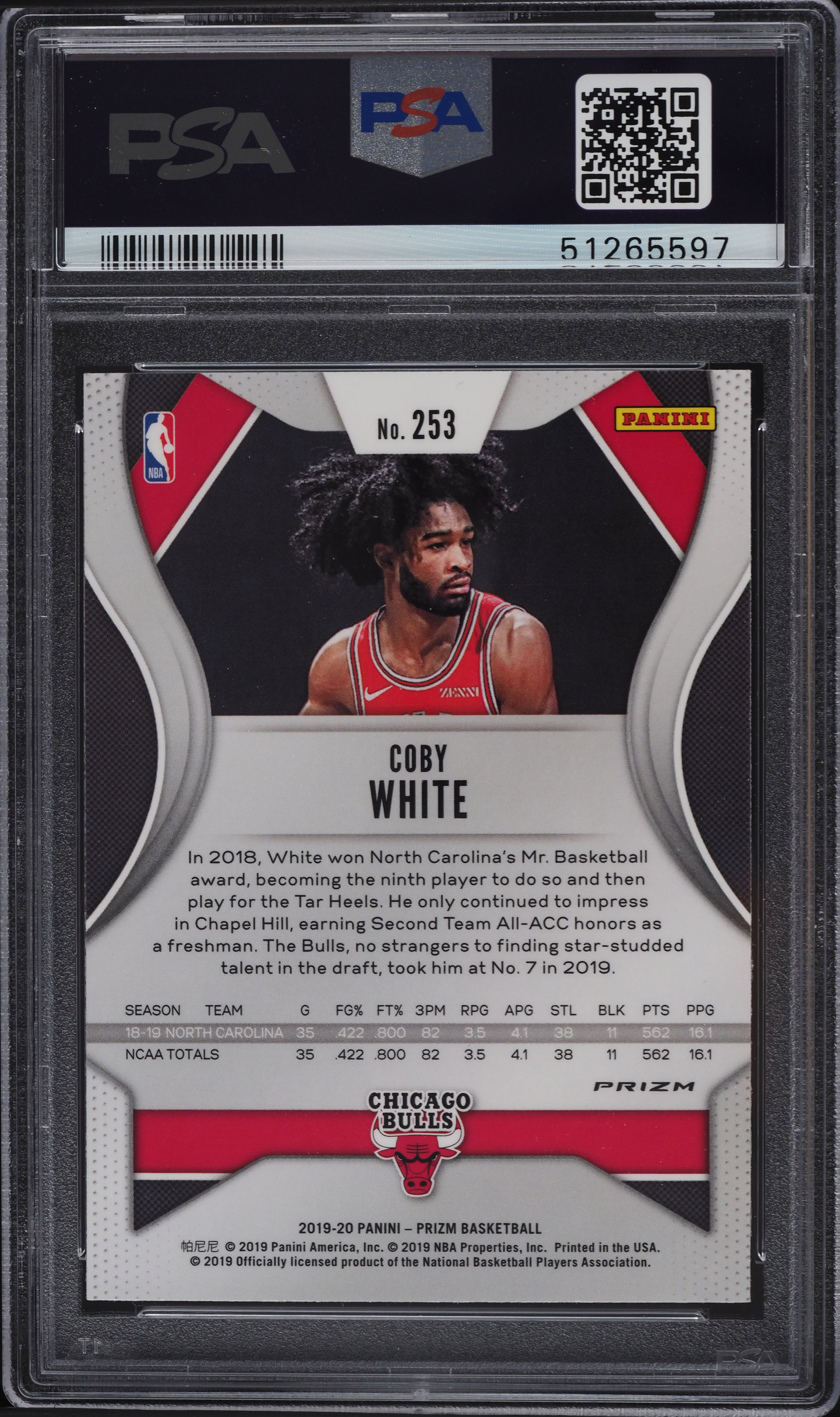その他 2019 Coby White Hyper Prizm Bulls Rookie Coby White 2019 Optic Hyper Pink Chicago Bulls Rated Rookie