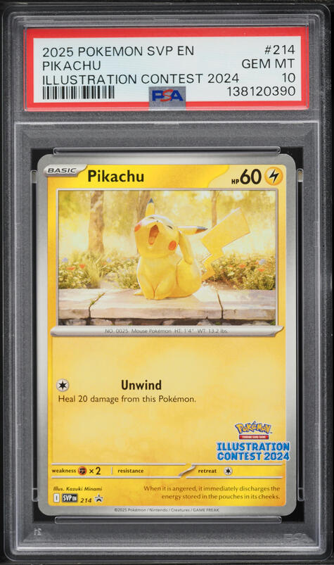 2025 Pokemon Japanese SV Promo Illustration Contest Pikachu #242
