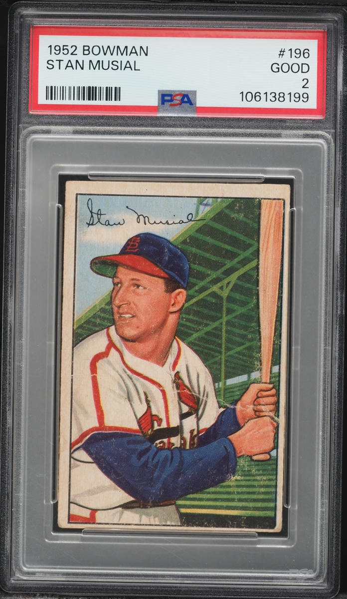 1952 Bowman Stan Musial #196 PSA 2 GD