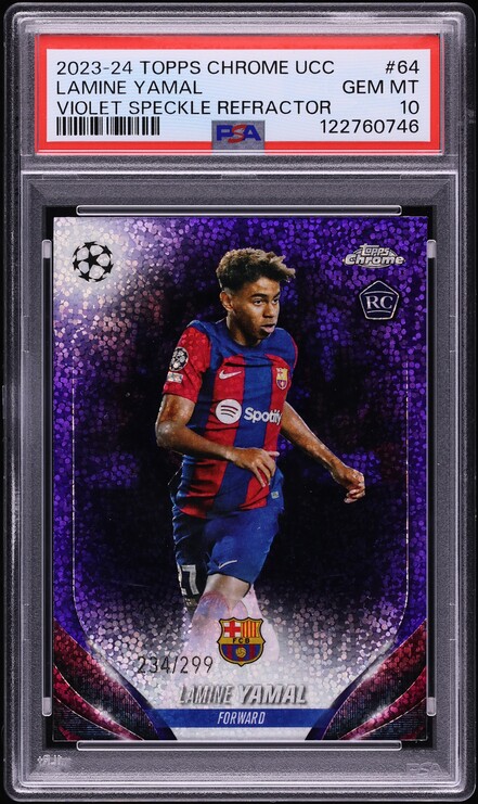 Buy 2023-24 Panini Megacracks La Liga EA Sports - Ficha BIS Lamine Yamal #108 BIS (RC) online