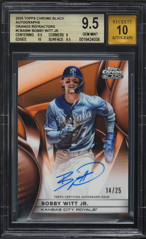 2005 Topps Chrome Black Refractor Jay-Z /399 #217 PSA 8.5 NM