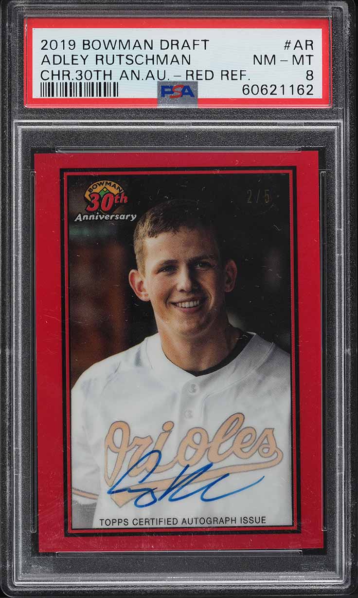 2019 Panini Prizm Draft Picks Orange Adley Rutschman ROOKIE #15