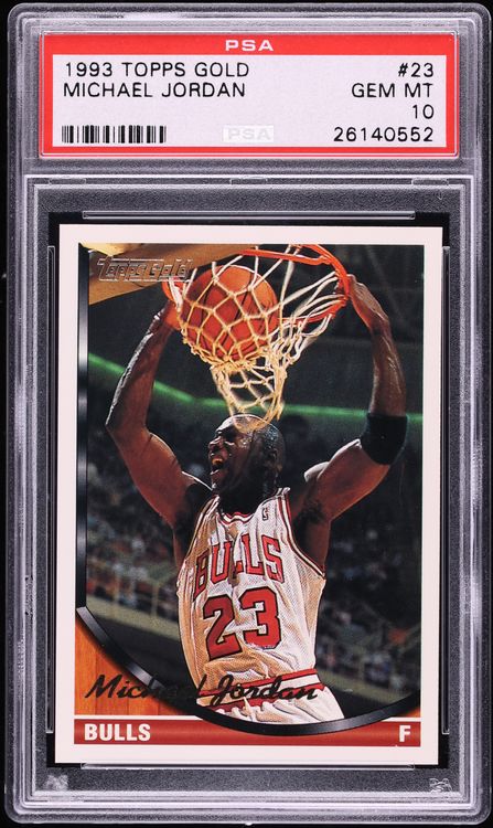 1993 Topps Gold Michael Jordan #23 PSA 10 GEM MINT