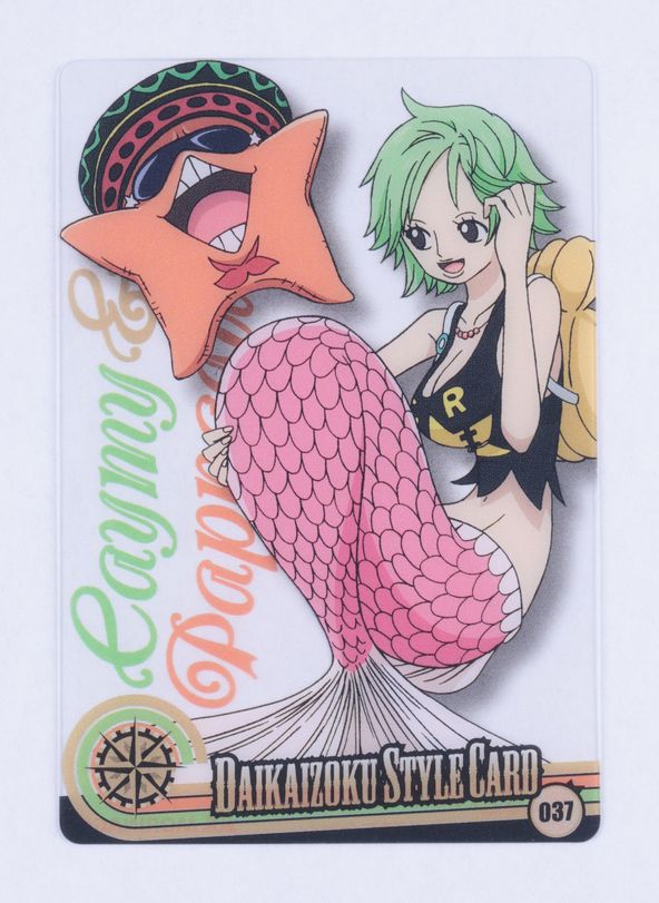 2022 One Piece Japanese Morinaga Daikaizoku Clear Card Camie & Pappag MBA AUTH