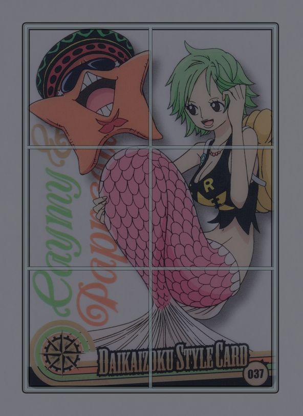 2022 One Piece Japanese Morinaga Daikaizoku Clear Card Camie & Pappag MBA AUTH