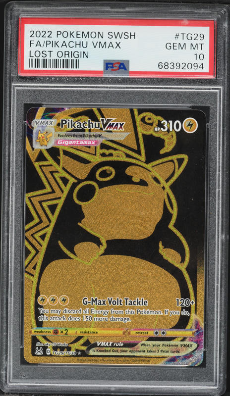 2022 Pokemon Japanese SWSH Dark Phantasma Full Art Pikachu #73 PSA