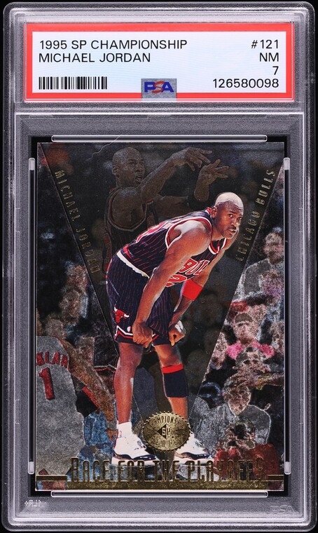 1995 SP Championship Michael Jordan #121 PSA 7 NRMT on Fanatics Collect
