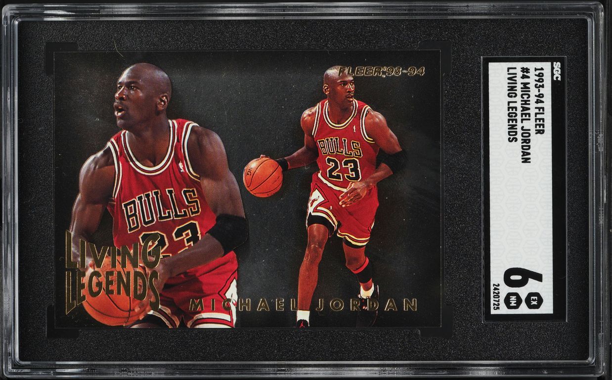 1993 Fleer Living Legends Michael Jordan #4 SGC 6 EXMT