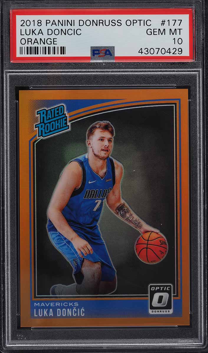 2018 Panini Noir Luka Doncic ROOKIE /25 #231 SGC 7 NRMT on