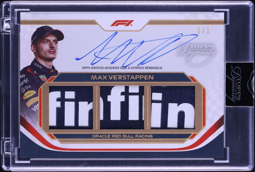 2020 Topps Dynasty Formula 1 F1 Max Verstappen PATCH AUTO
