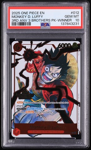 2025 One Piece Japanese A Fist Of Divine Speed Monkey D. Luffy