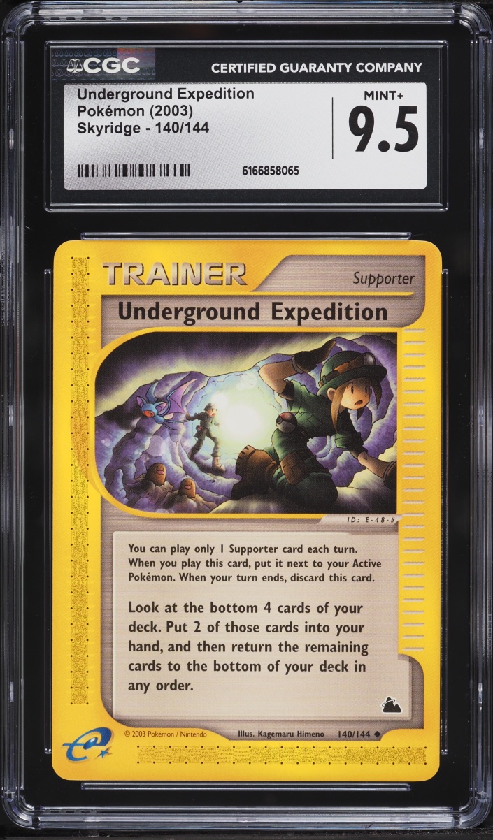 2003 Pokemon Skyridge Underground Expedition #140 CGC 9.5 MINT+