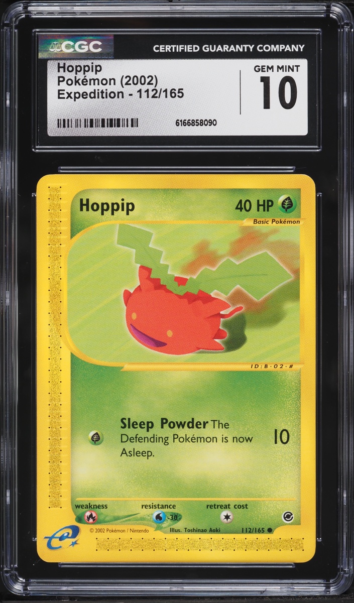 2002 Pokemon Expedition Hoppip #112 CGC 10 GEM MINT