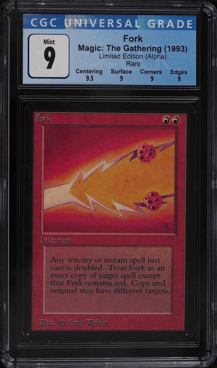1993 Magic The Gathering MTG Alpha Spell Blast CGC 10 GEM MINT on