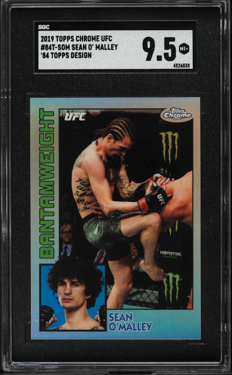 2019 Topps Chrome UFC '84 Sean O' Malley #84T-SOM SGC 9.5 MINT+