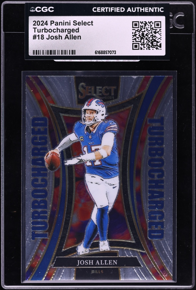 2024 Select Turbocharged Josh Allen #18 CGC AUTH