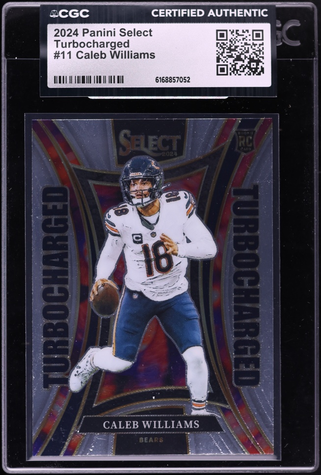 2024 Select Turbocharged Caleb Williams ROOKIE #11 CGC AUTH