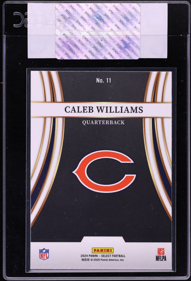 2024 Select Turbocharged Caleb Williams ROOKIE #11 CGC AUTH