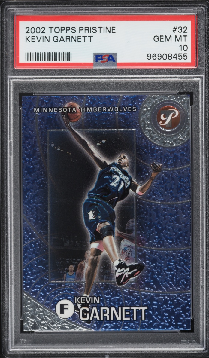 2002 Topps Pristine Kevin Garnett #32 PSA 10 GEM MINT - Photo 1