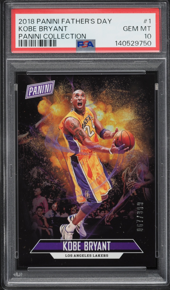 2018 Panini Father's Day Collection Kobe Bryant /399 #1 PSA 10 GEM MINT - Photo 1