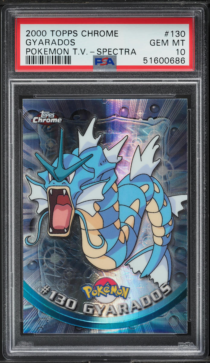 2000 Topps Chrome Pokemon Series 2 Spectra Gyarados #130 PSA 10 GEM MINT