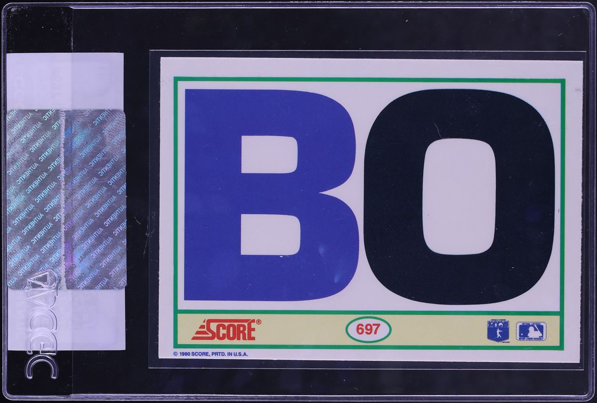 1990 Score Bo Jackson #697 CGC AUTH