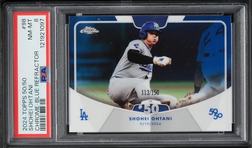 2018 Topps Chrome Gold Refractor Shohei Ohtani ROOKIE AUTO /50 #RA