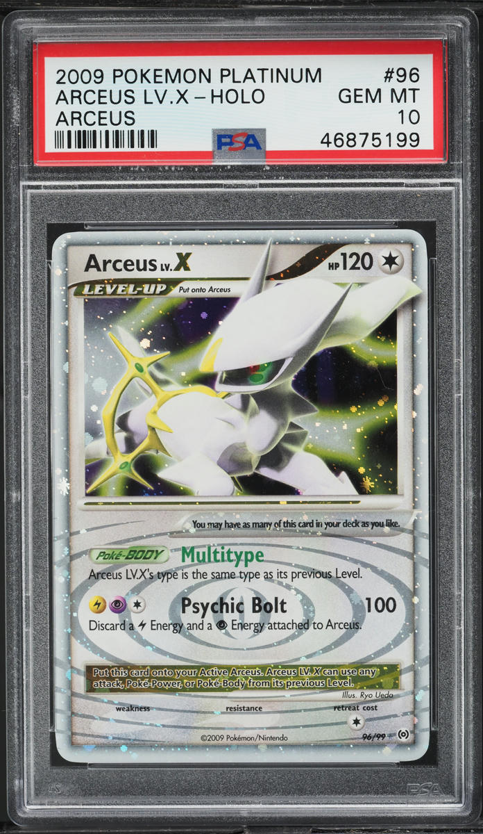 2009 Pokemon Platinum Arceus Holo Arceus Lv.X #96 PSA 10 GEM MINT