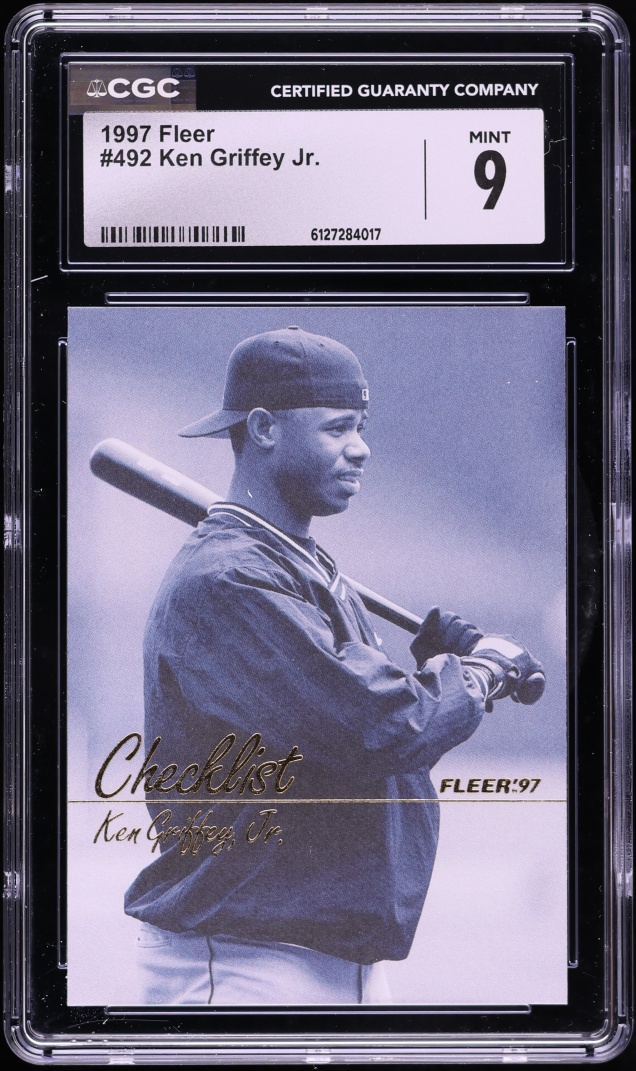 1997 Fleer Ken Griffey Jr. #492 CGC 9 MINT