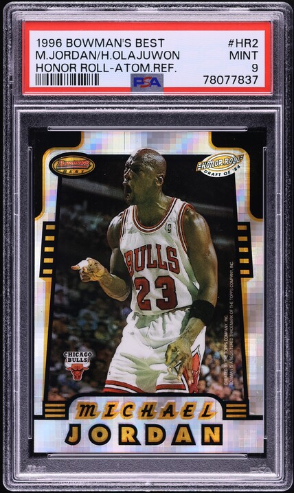 1996 Bowman's Best Shots Michael Jordan #BS6 PSA 10 GEM MINT on
