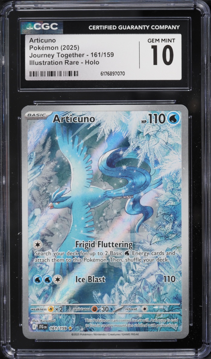 2025 Pokemon Scarlet & Violet Journey Together IR Articuno #161 CGC 10 GEM MINT