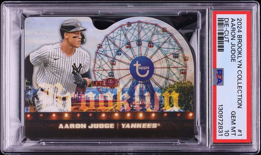 2024 Topps Brooklyn Collection Die-Cut Aaron Judge #1 PSA 10 GEM MINT