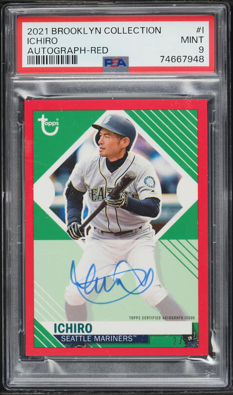 2024 Topps Black And White Ichiro #9 PSA 10 GEM MINT on Fanatics