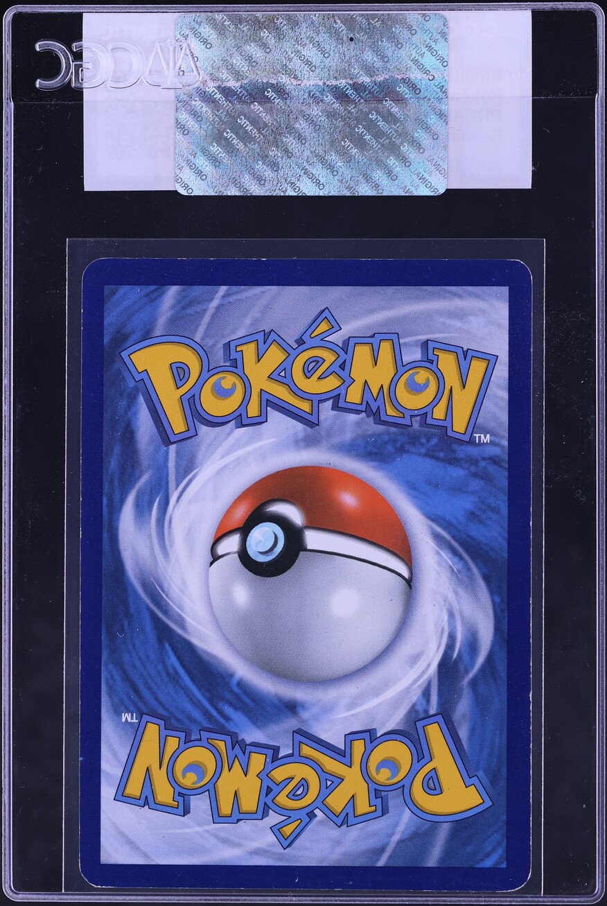 2015 Pokemon XY BREAKthrough Burning Spark Deck Raichu #49 CGC AUTH